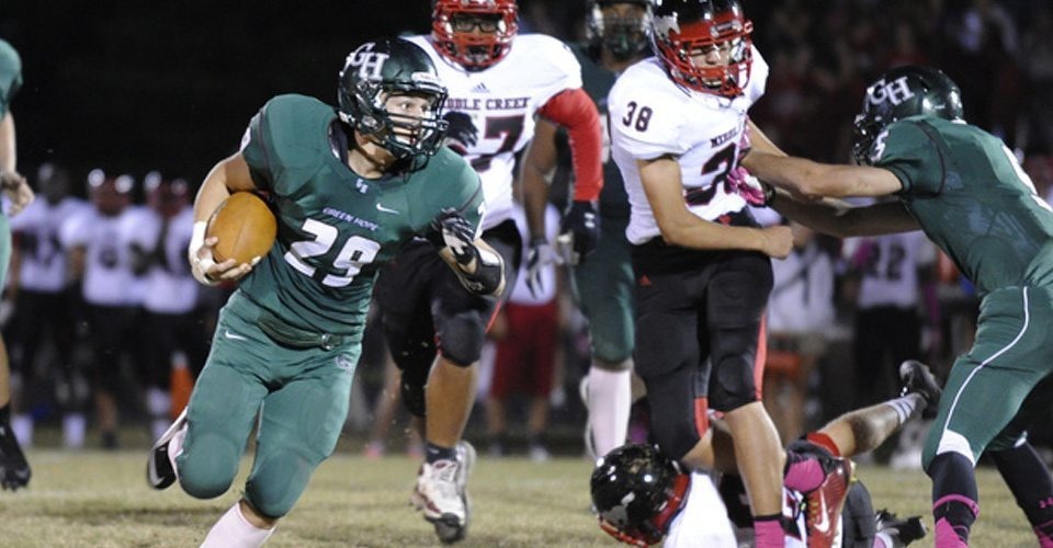 falcons green hope middle creek high school football