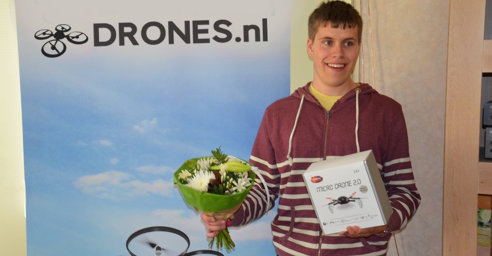 winnaar drones winactie simon kumeling quadcopter micro drone 2 0