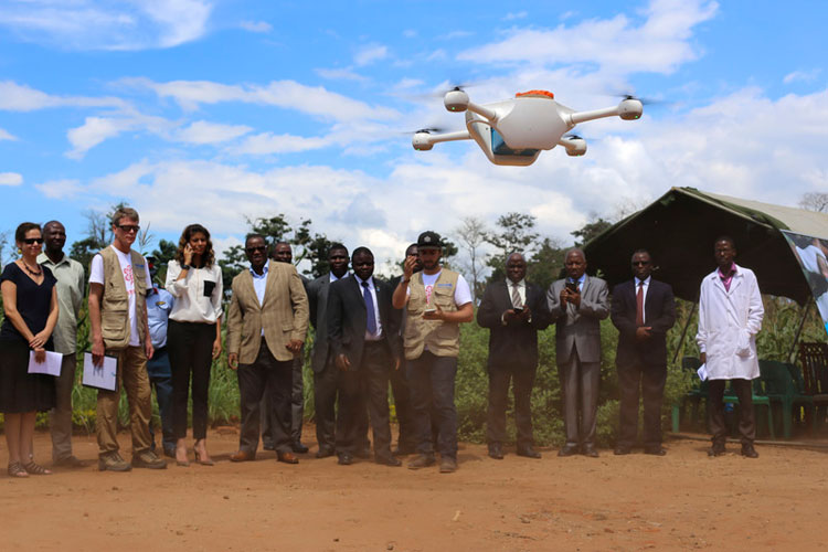 Malawi en UNICEF zetten drones in voor vroege diagnose HIV