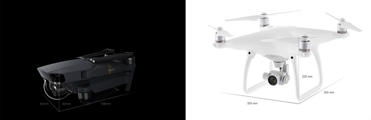 Wat is het verschil tussen DJI Mavic Pro en DJI Phantom 4?