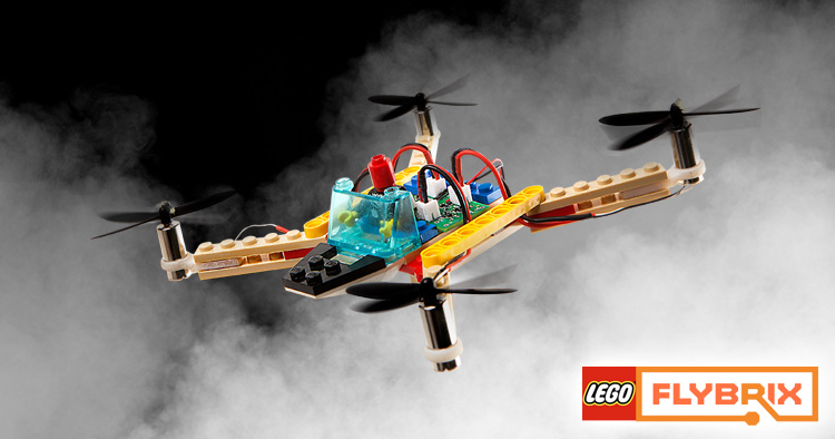 LEGO toont Flybrix drone tijdens DARE League 2016